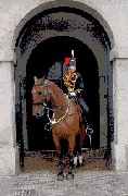 London Exclusive Designs - Horse and Rider on Guard